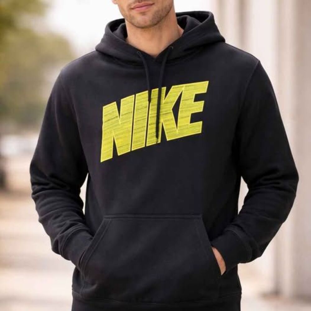 Therma-FIT Hoodie Black Volt Neon Logo Size S Mens⚡